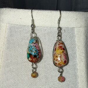Colorful Teardrop Earrings